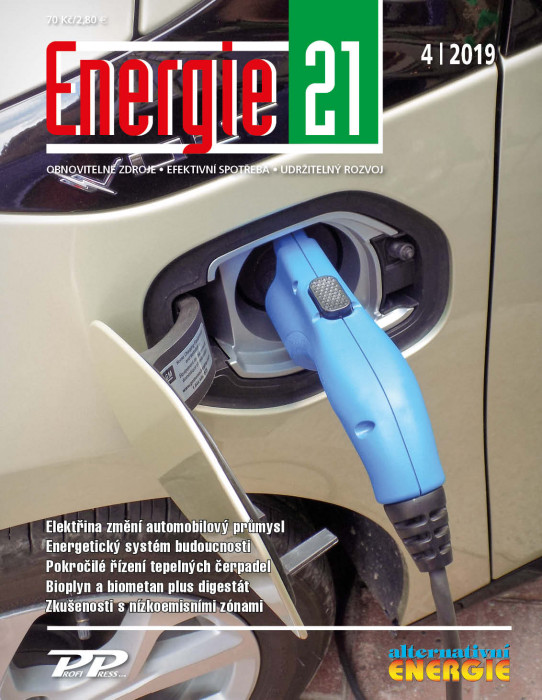 Obálka titulu Energie 21/Alternativní energie - vydanie č. 4/2019