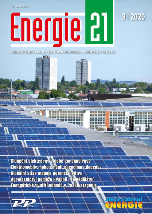 Obálka titulu Energie 21/Alternativní energie - vydanie č. 3/2020