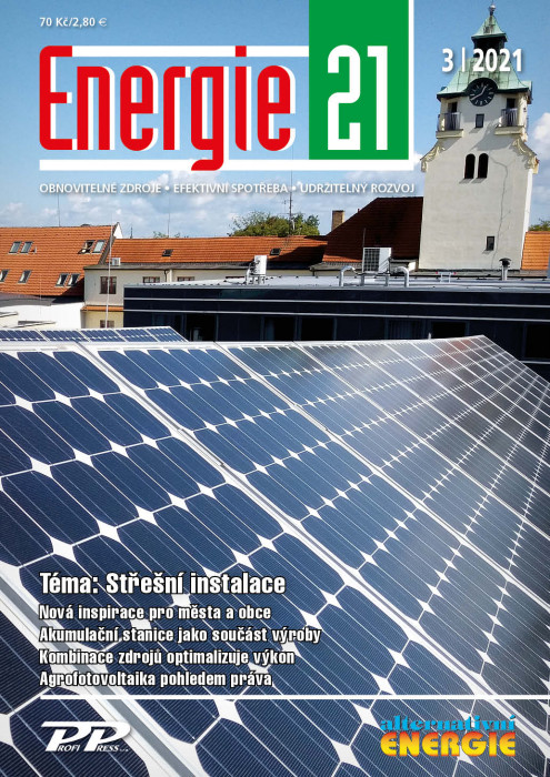 Obálka titulu Energie 21/Alternativní energie - vydanie č. 3/2021