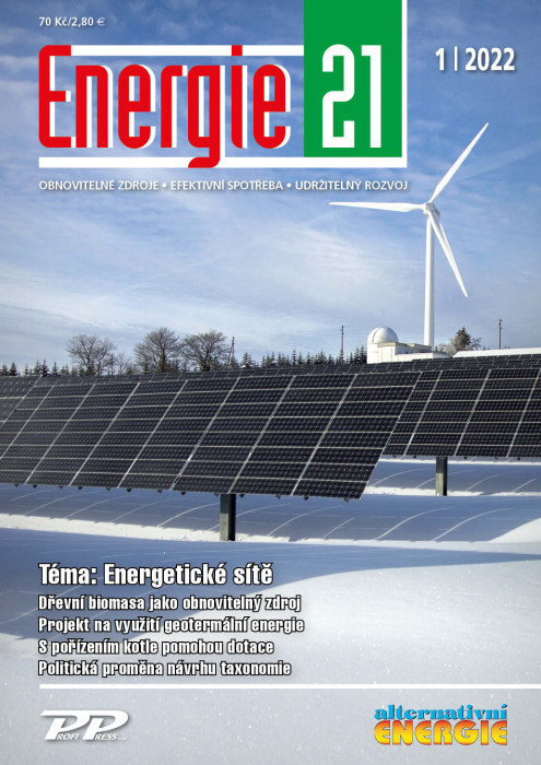 Obálka titulu Energie 21/Alternativní energie - vydanie č. 1/2022