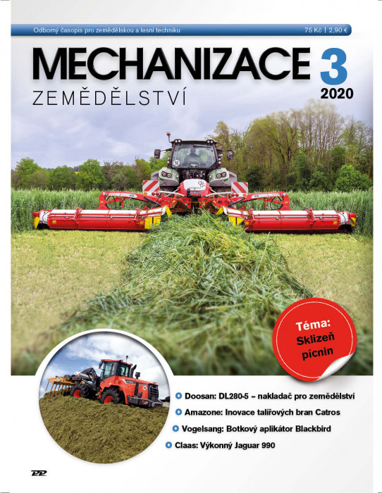 Obálka titulu Mechanizace zemědělství - vydanie č. 3/2020