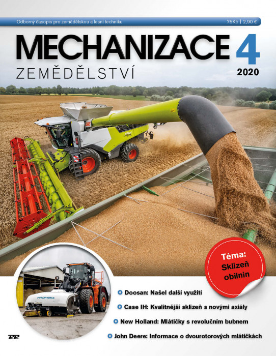 Obálka titulu Mechanizace zemědělství - vydanie č. 4/2020