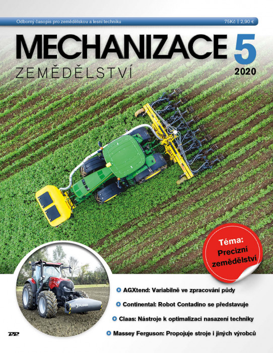 Obálka titulu Mechanizace zemědělství - vydanie č. 5/2020