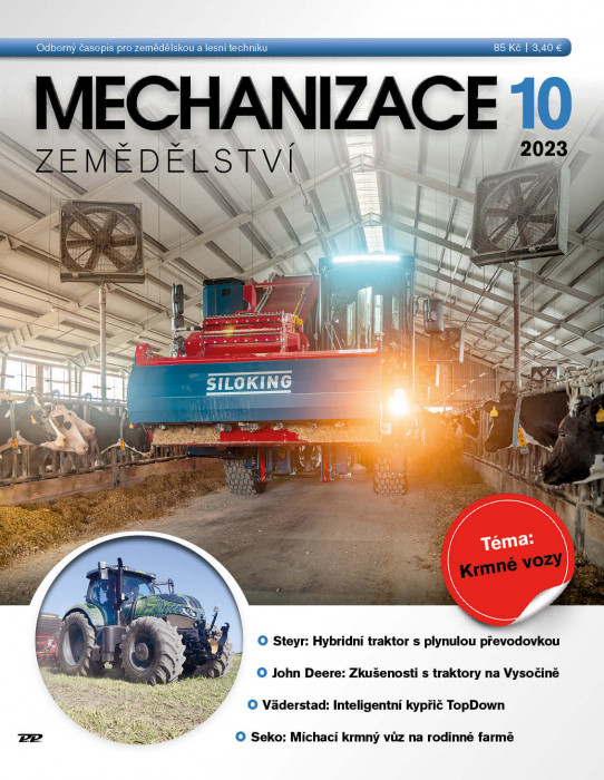 Obálka titulu Mechanizace zemědělství - vydanie č. 10/2023