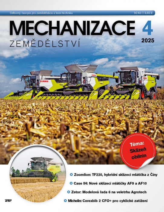 Obálka titulu Mechanizace zemědělství