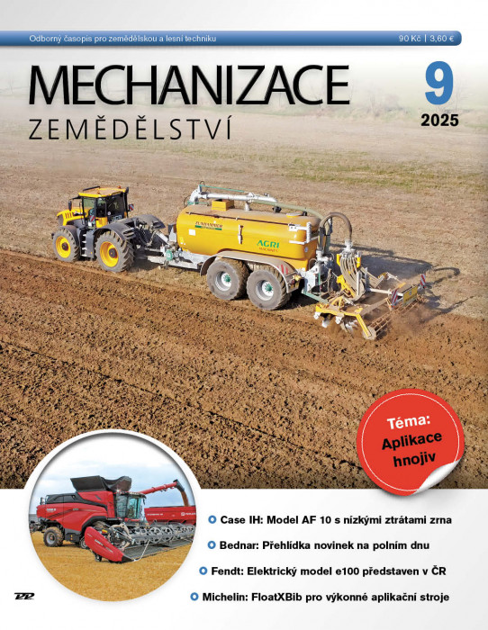Obálka titulu Mechanizace zemědělství