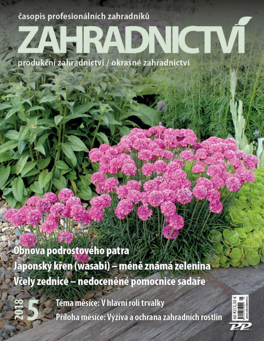 Obálka titulu Zahradnictví - vydanie č. 5/2018