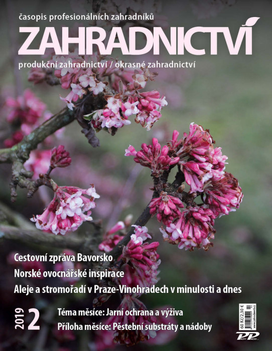 Obálka titulu Zahradnictví - vydanie č. 2/2019