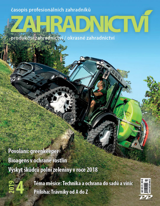 Obálka titulu Zahradnictví - vydanie č. 4/2019