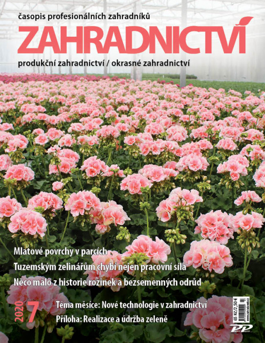 Obálka titulu Zahradnictví - vydanie č. 7/2020