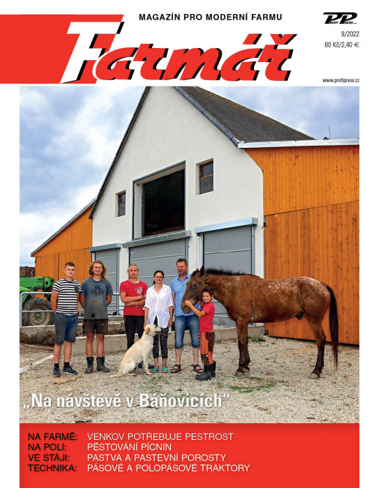 Obálka titulu Farmář - vydanie č. 9/2022