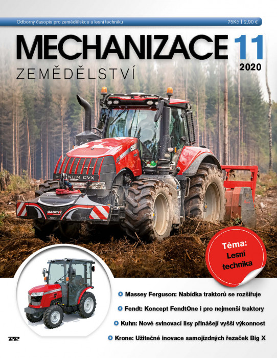 Obálka titulu Mechanizace zemědělství - vydanie č. 11/2020