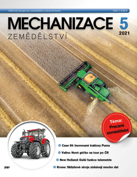 Obálka titulu Mechanizace zemědělství - vydanie č. 5/2021