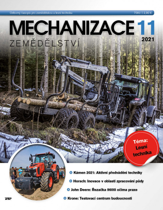 Obálka titulu Mechanizace zemědělství - vydanie č. 11/2021