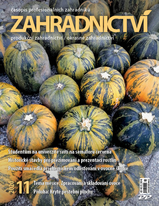 Obálka titulu Zahradnictví - vydanie č. 11/2020