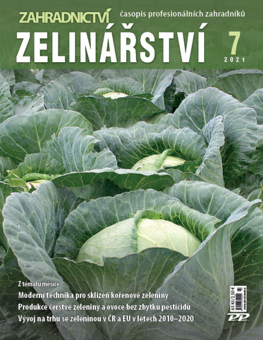 Obálka titulu Zahradnictví - vydanie č. 7/2021