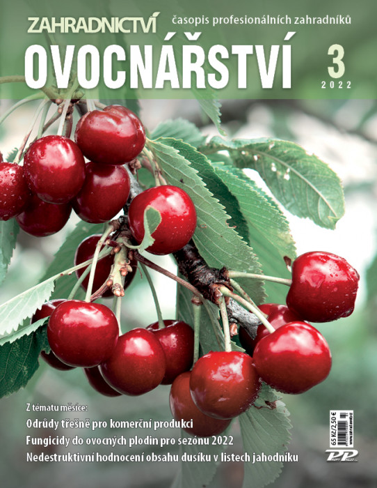 Obálka titulu Zahradnictví - vydanie č. 3/2022