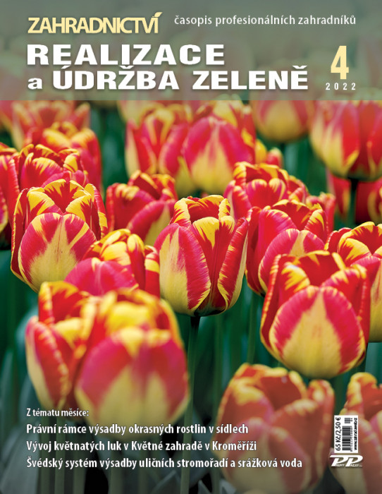 Obálka titulu Zahradnictví - vydanie č. 4/2022