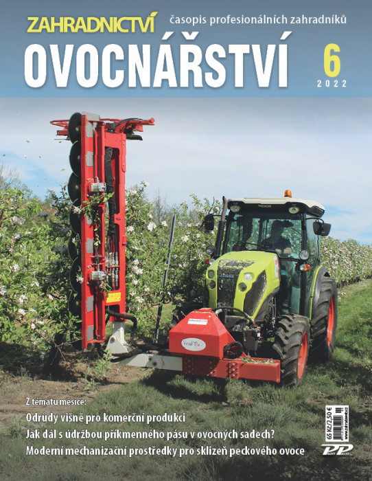 Obálka titulu Zahradnictví - vydanie č. 6/2022