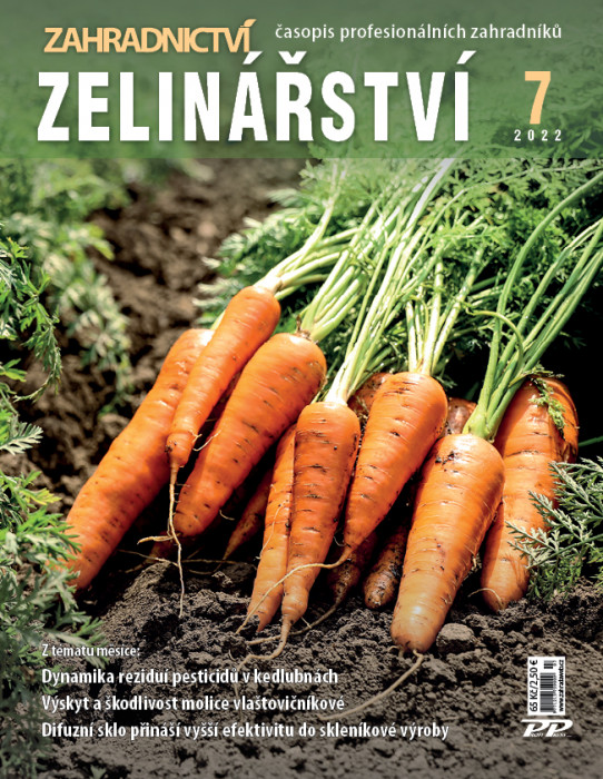 Obálka titulu Zahradnictví - vydanie č. 7/2022