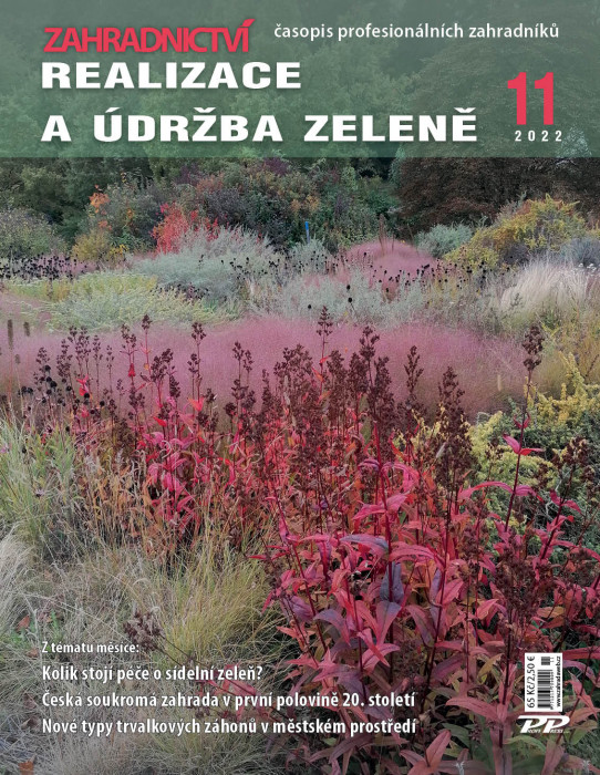 Obálka titulu Zahradnictví - vydanie č. 11/2022