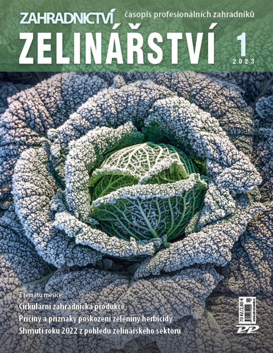 Obálka titulu Zahradnictví - vydanie č. 1/2023